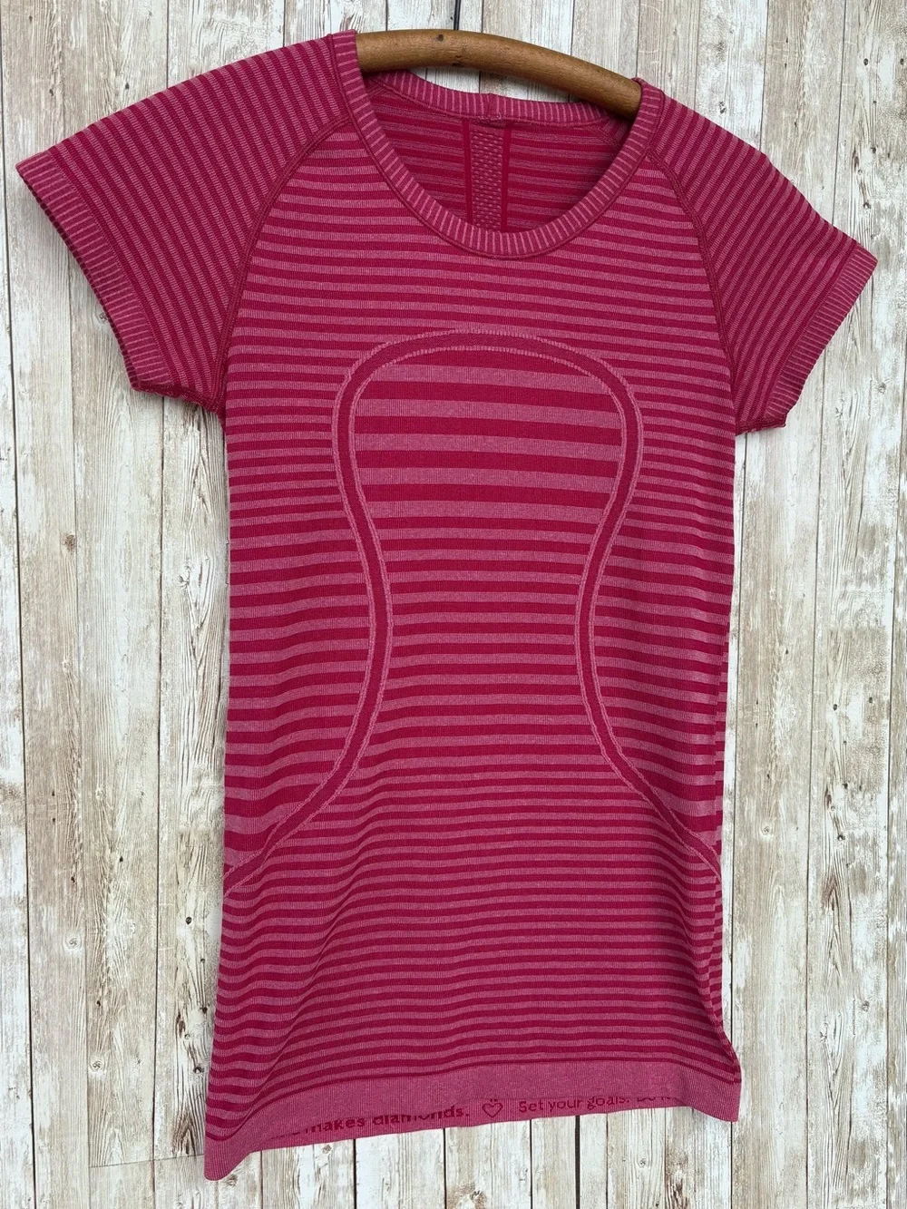 Lululemon Swiftly Tech Striped Short Sleeve Top